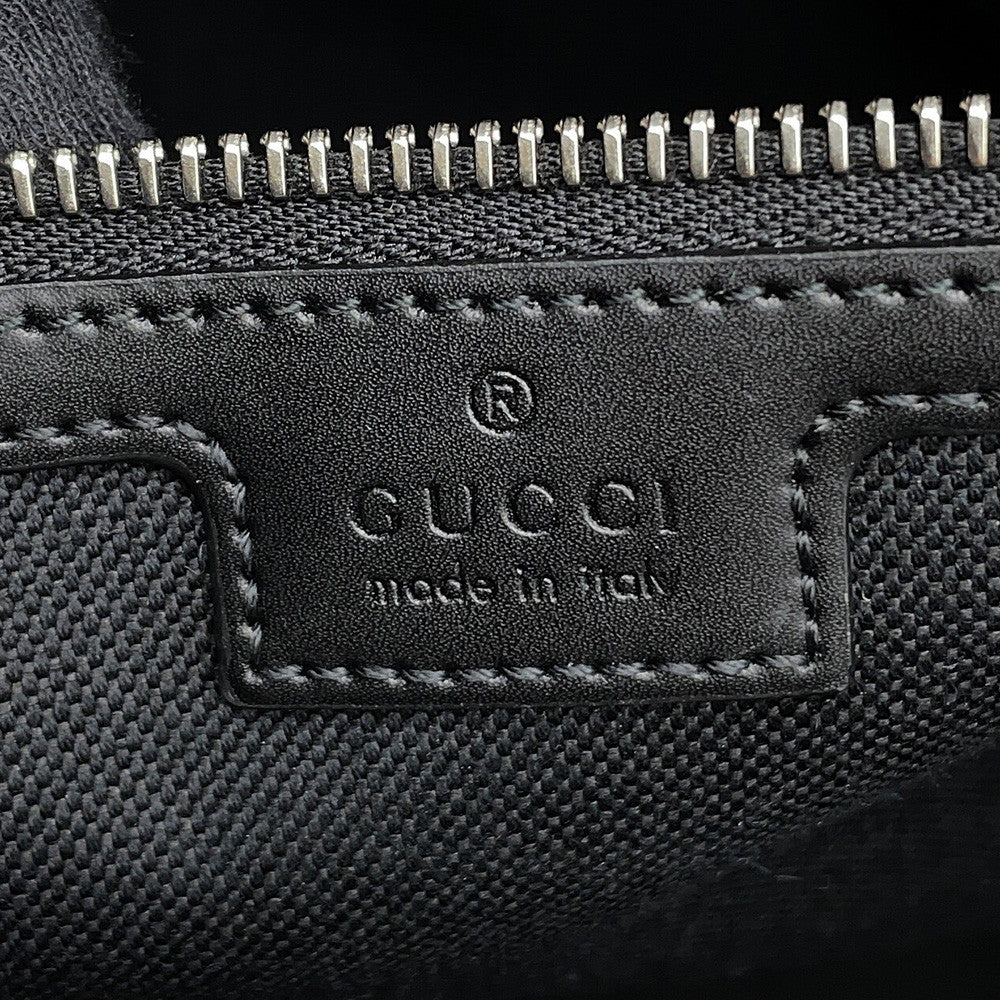 GUCCI GGBlack Carry-On Duffle Bag Black478323 GG Supreme Leather