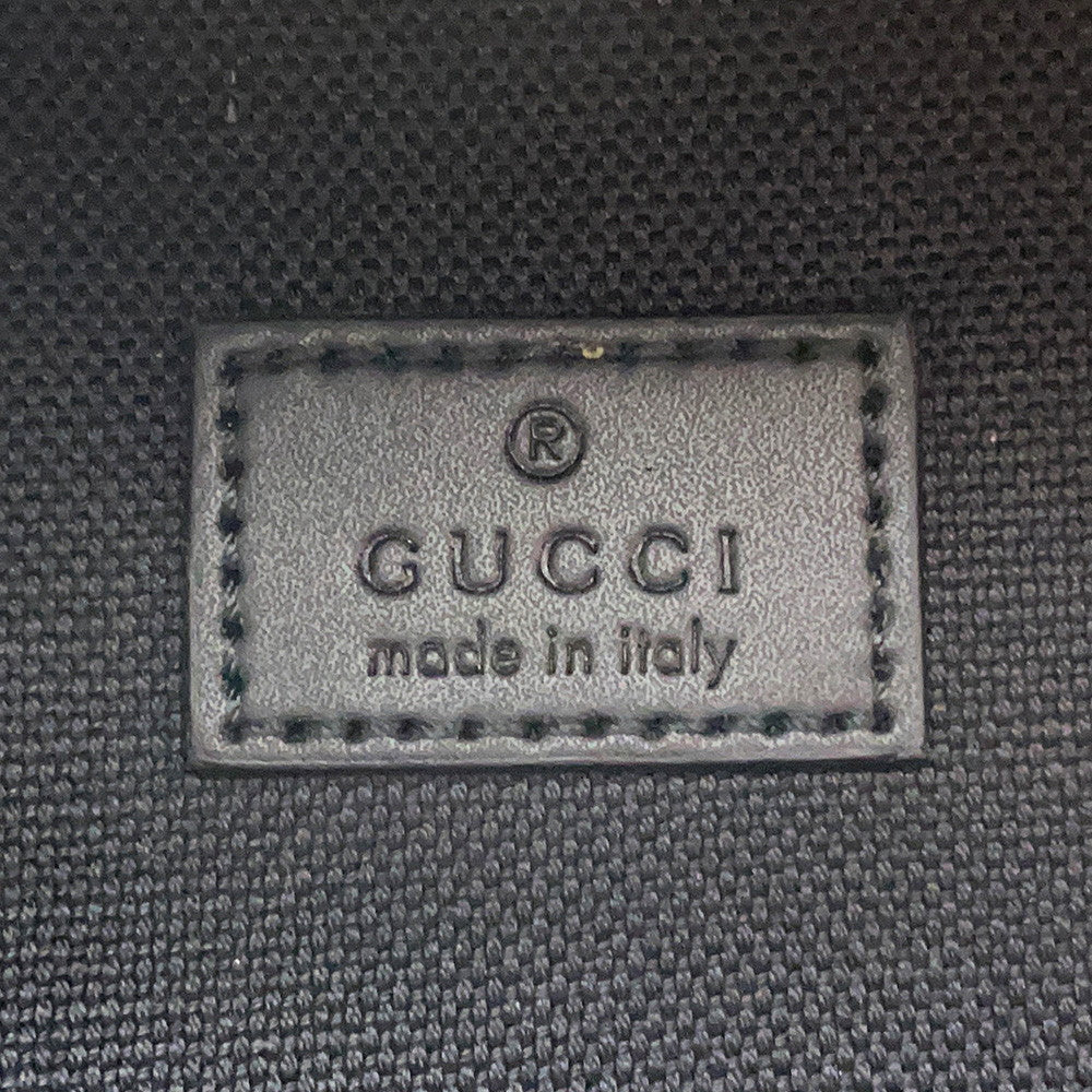 GUCCI GGBlack Backpack Black771158 GG Supreme Leather Size Medium