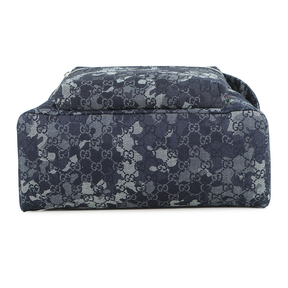 GUCCI GGDenim Backpack Dark Blue849008 GGDenim Size Large
