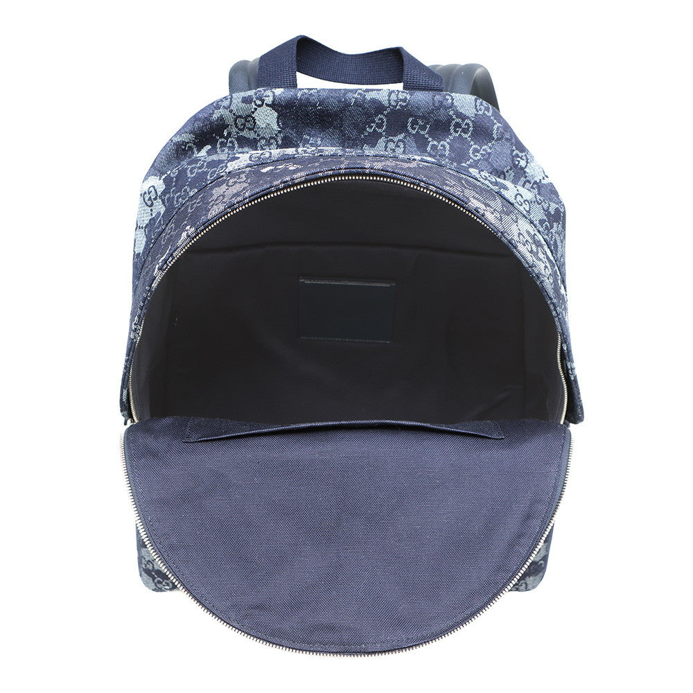 GUCCI GGDenim Backpack Dark Blue849008 GGDenim Size Large