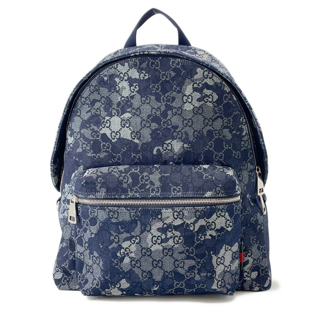 GUCCI GGDenim Large Backpack Navy849008 GGDenim