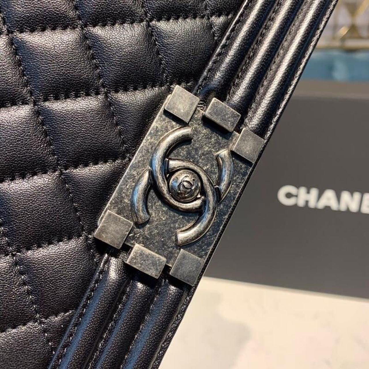 CHL Boy Hardware , ’s Black Silver Crossbody Bag
