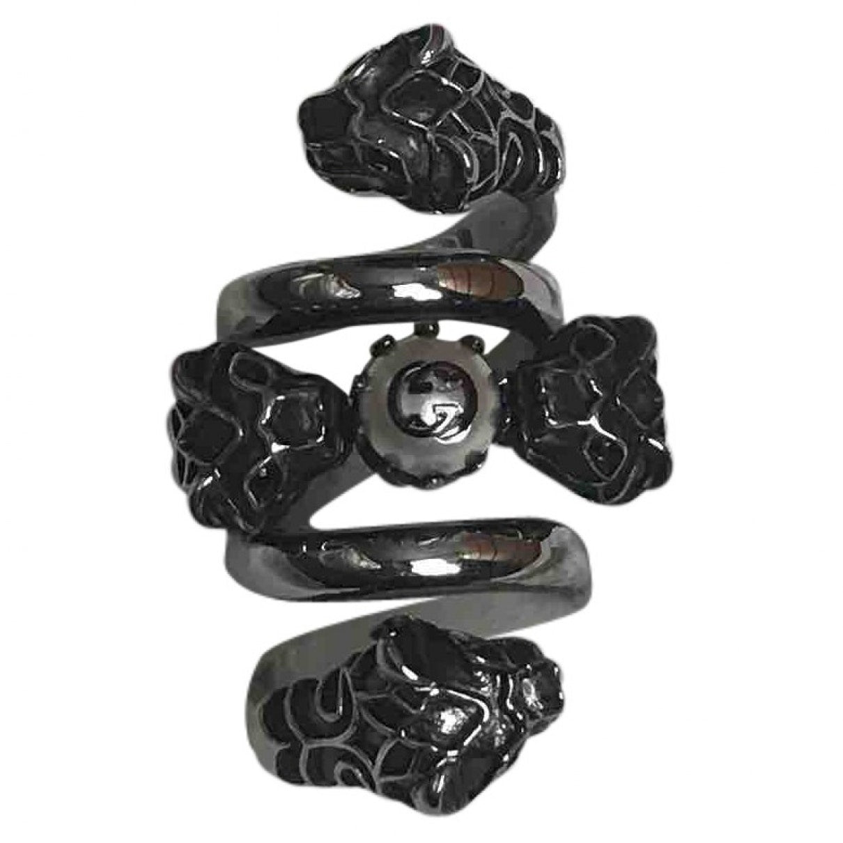 Gucci silver metal rings