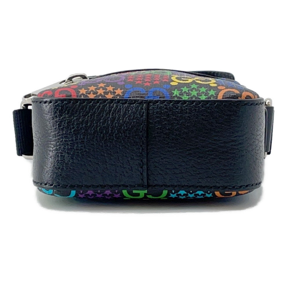 GUCCI GG Psychedelic Shoulder Bag Black/Multicolor598103 GG Psychedelic Leather