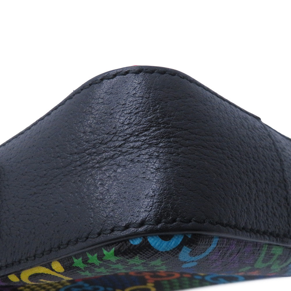 GUCCI GG Psychedelic Shoulder Bag Black/Multicolor598103 GG Psychedelic Leather