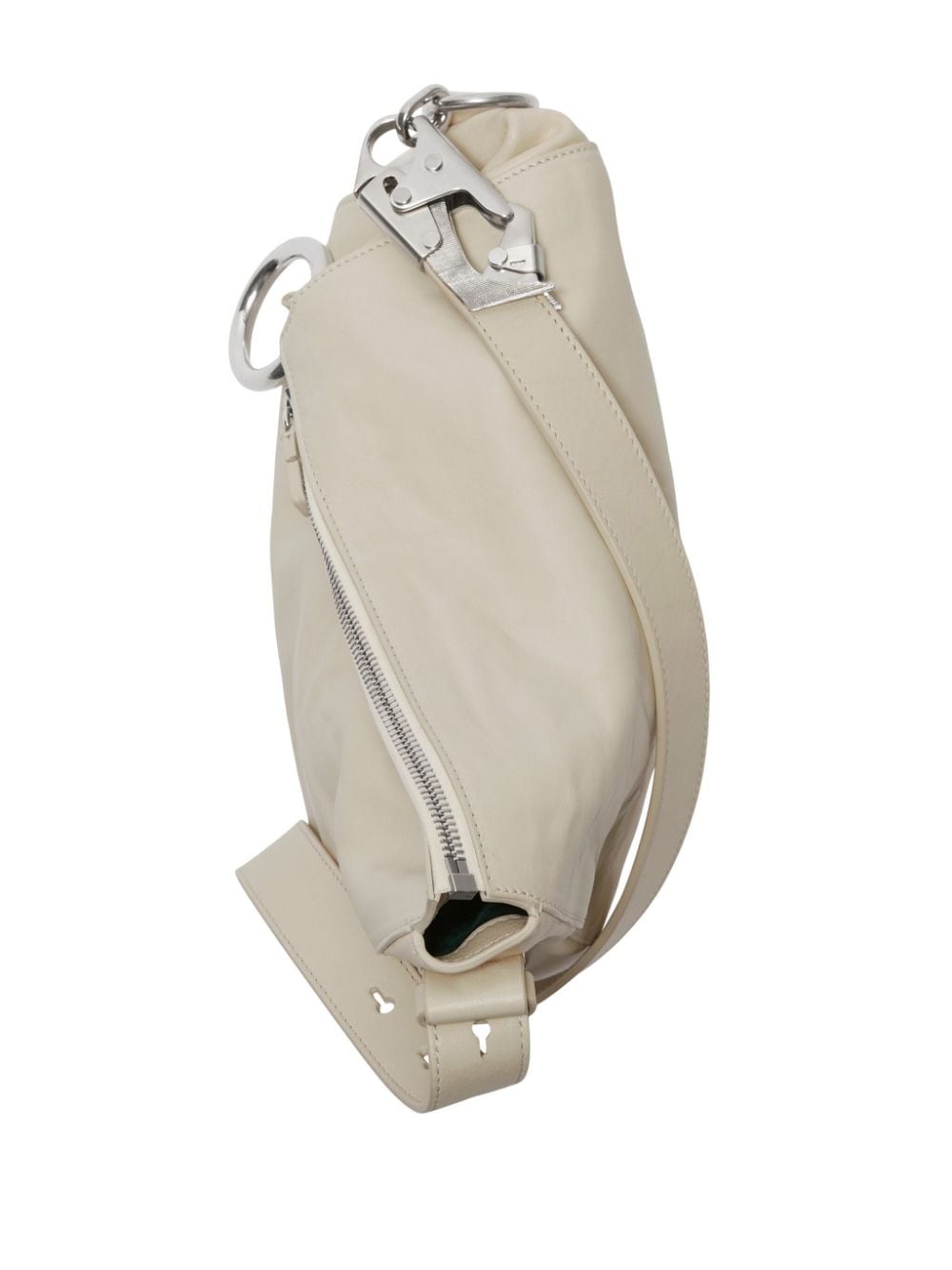 Burberry Women Knight Shoulder Bag Leather Small Womens Bags White