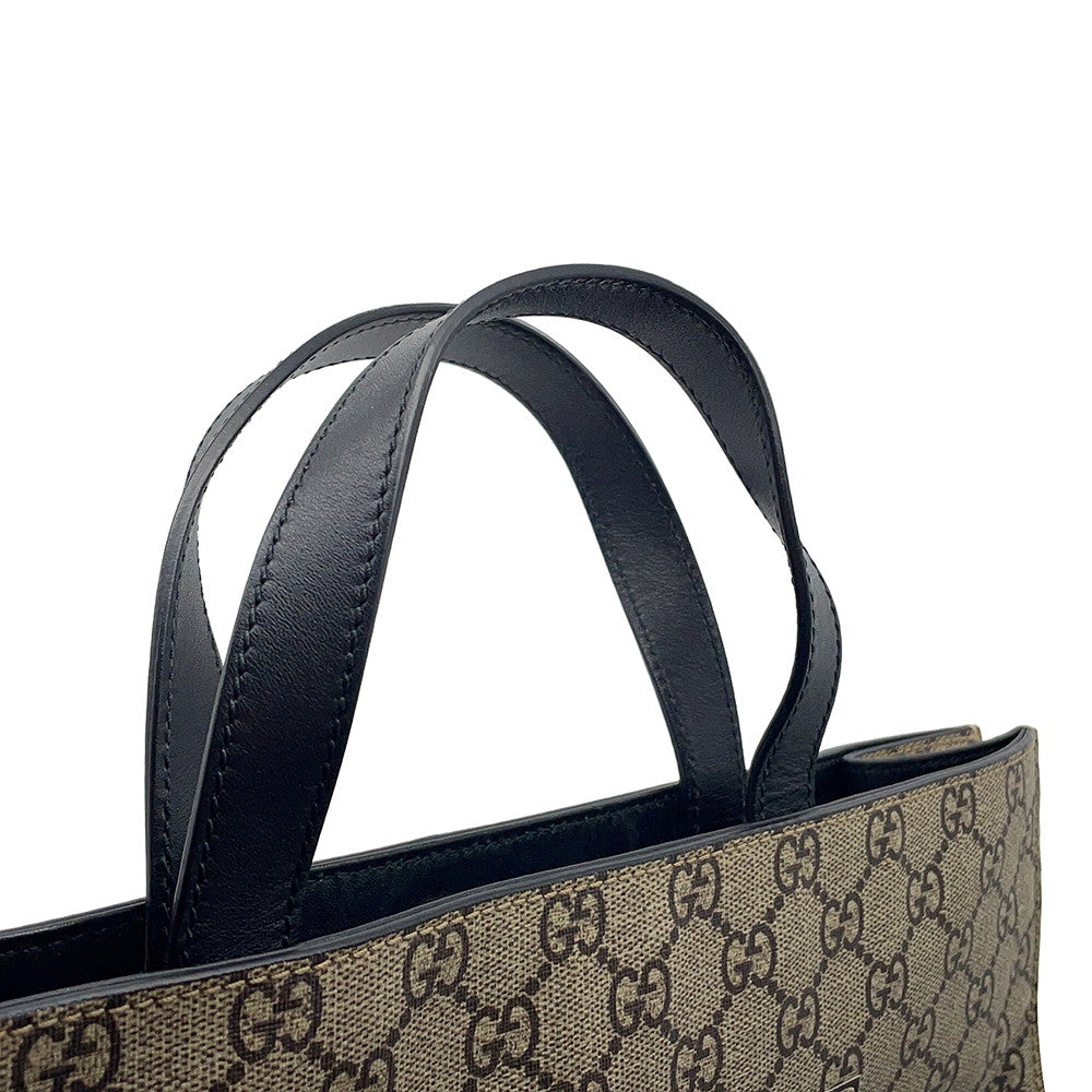 GUCCI GG Supreme TigerTote Bag Beige/Black450950 GG Supreme