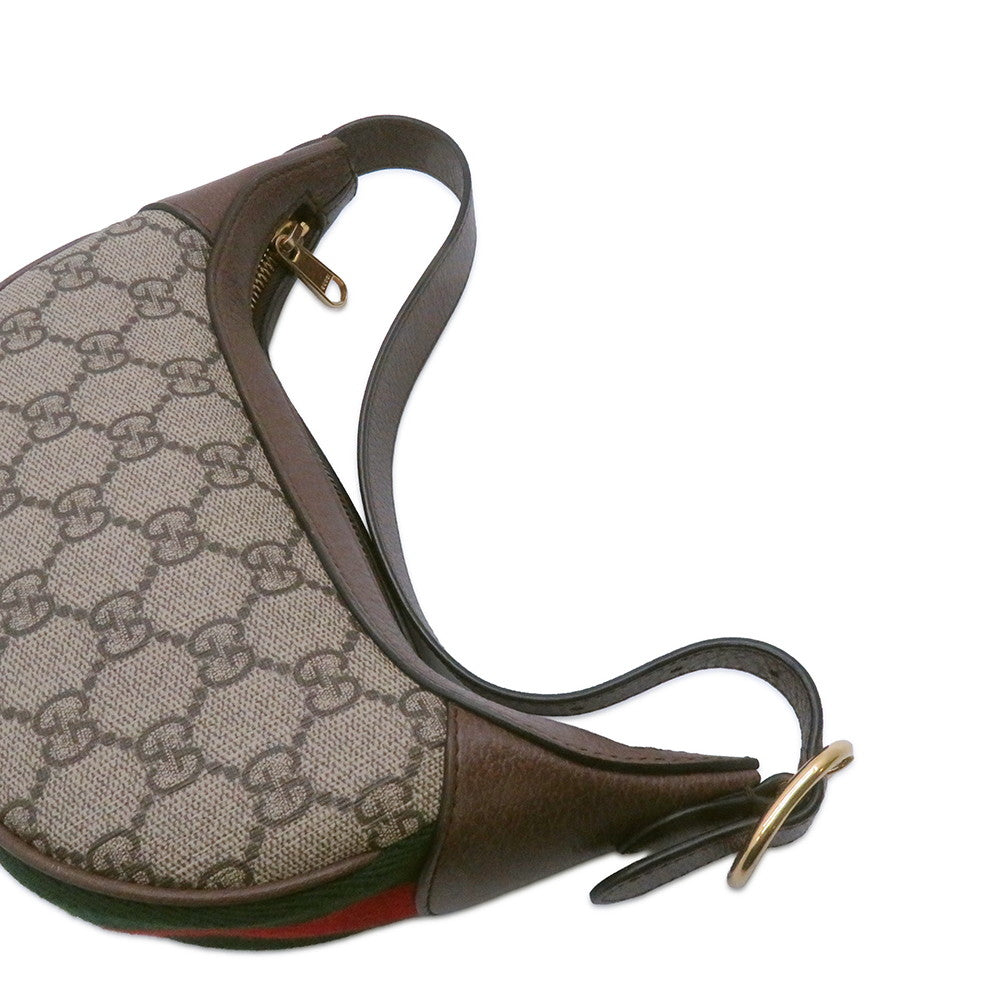 GUCCI Ophidia GG mini bag Beige/Brown658551 GG Supreme Leather
