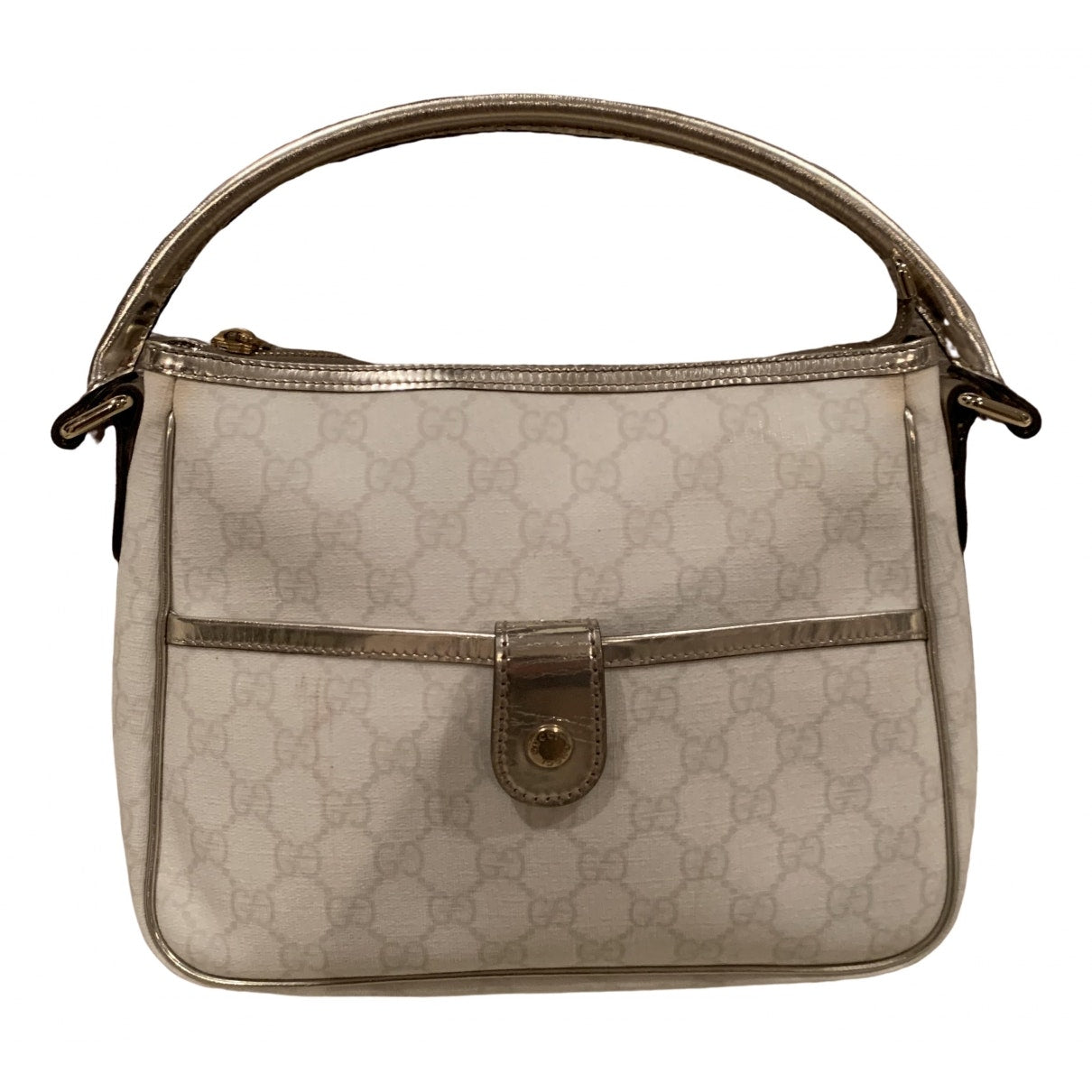 Gucci white cloth handbag