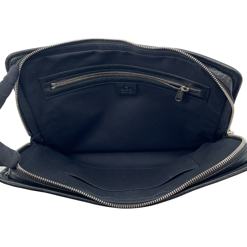 GUCCI Clutch Bag Black575829 Leather