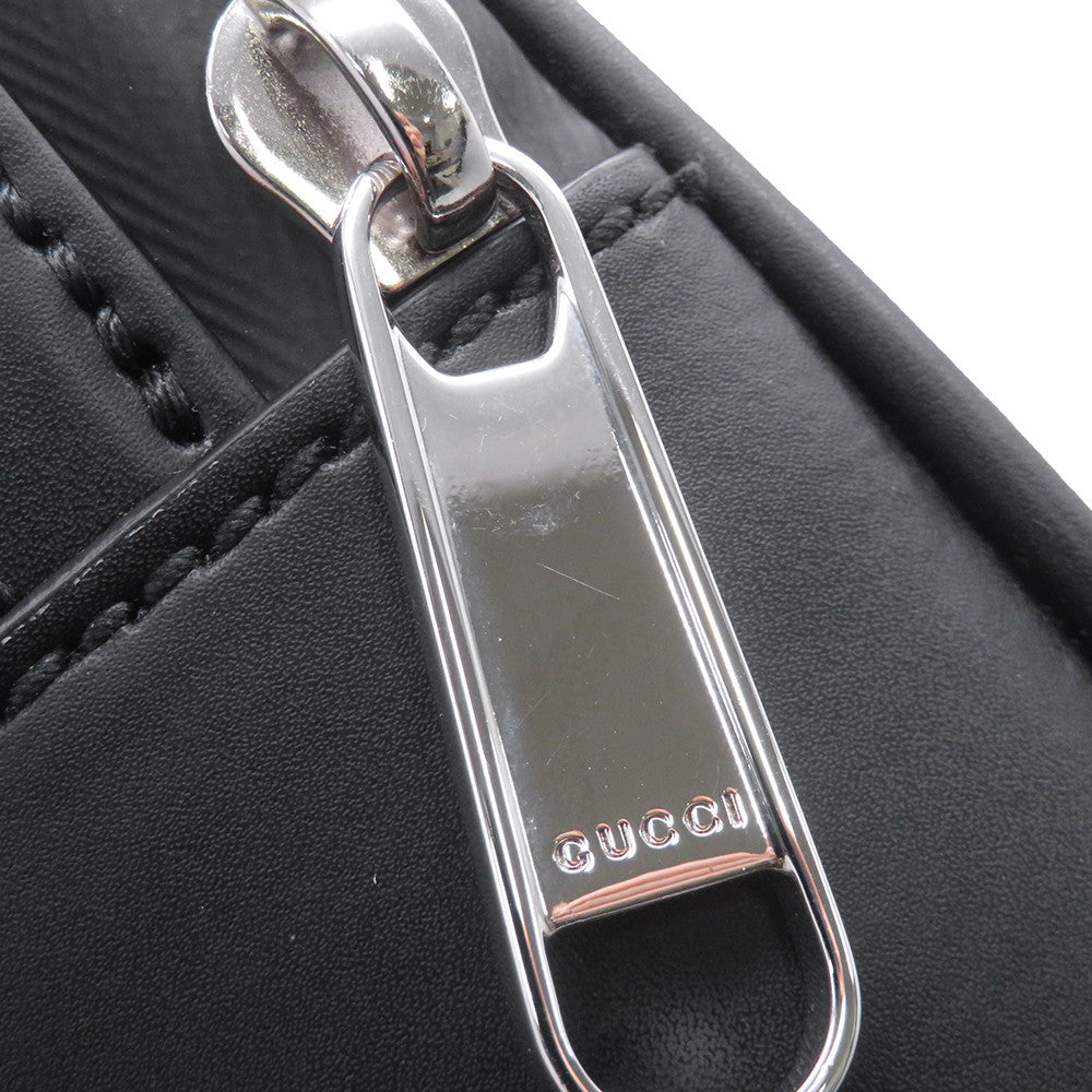 GUCCI GGBlack Backpack Black771158 GG Supreme Leather Size Medium