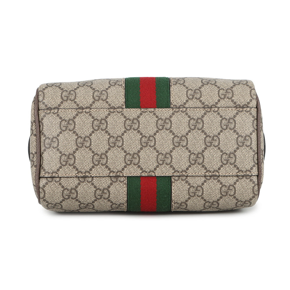 GUCCI Ophidia GG Supreme Travel Bag Beige/Brown772053 GG Supreme Leather Size Small