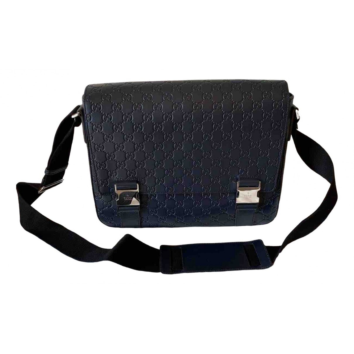 Gucci blue leather bag