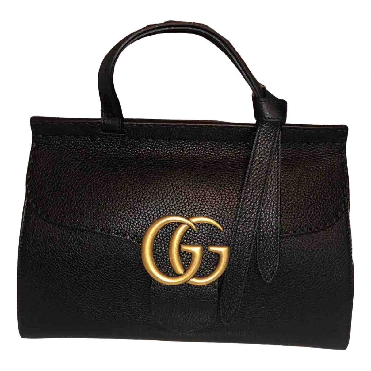 Gucci black leather handbag