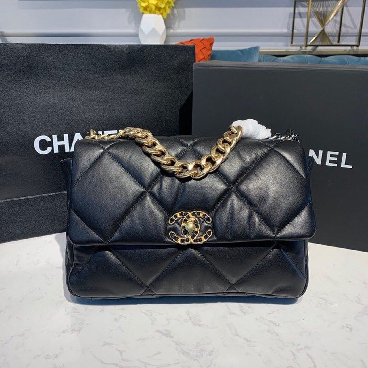 CHL 19 11.8in 30cm Black Handbag
