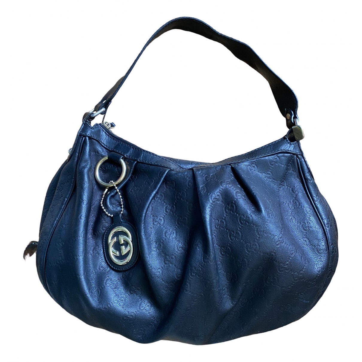 Gucci black leather handbag