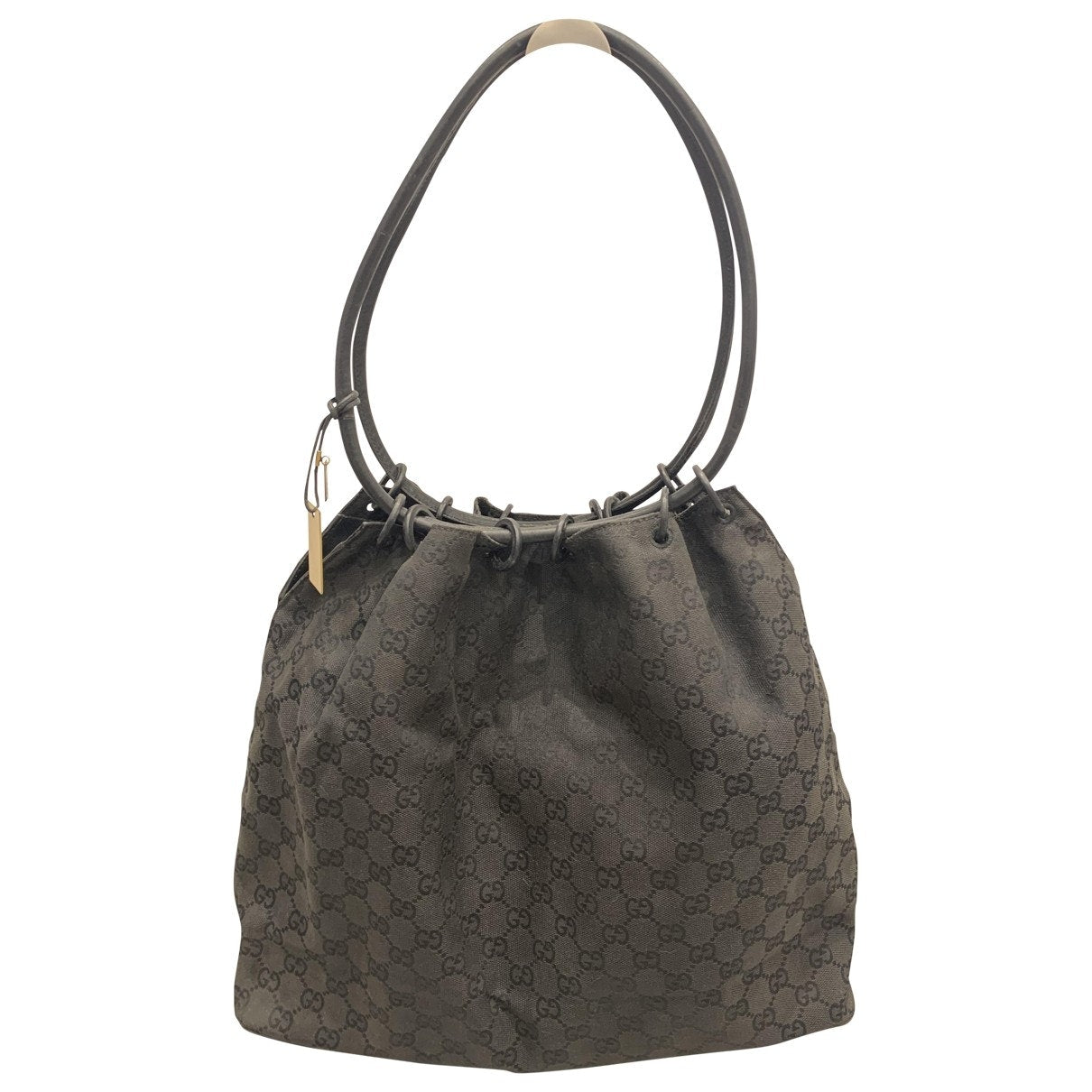 Gucci hobo black cloth handbag