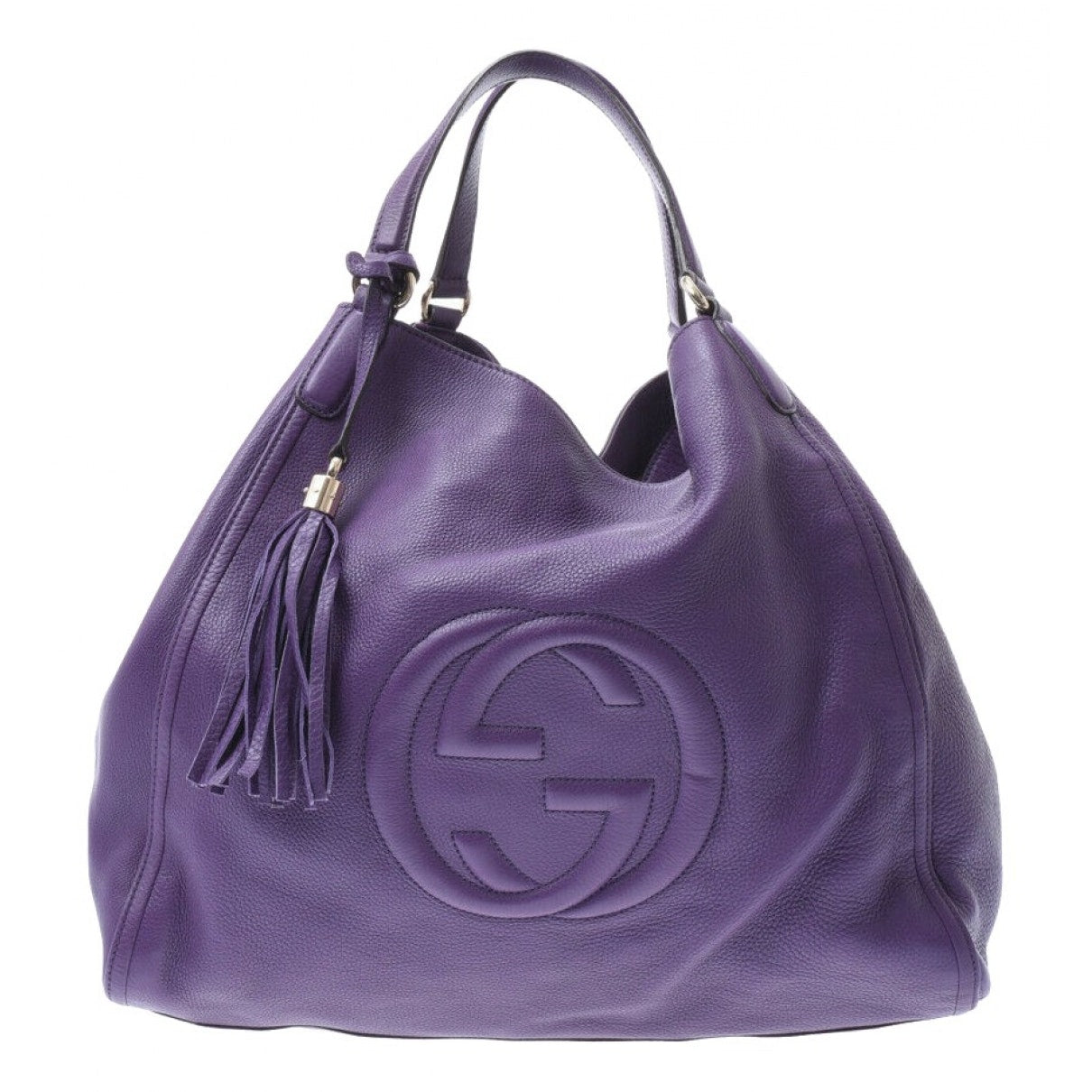 Gucci soho purple leather handbag