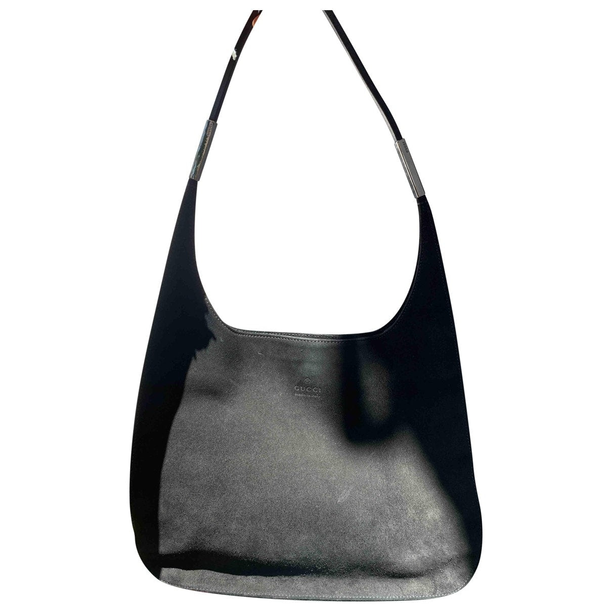 Gucci black leather handbag