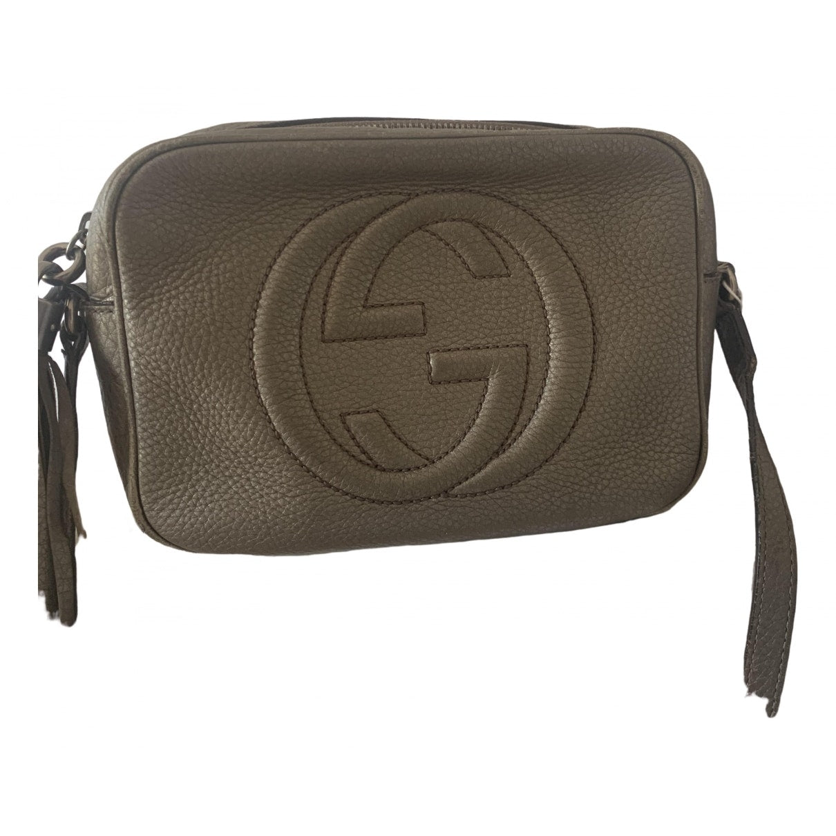 Gucci soho metallic leather handbag