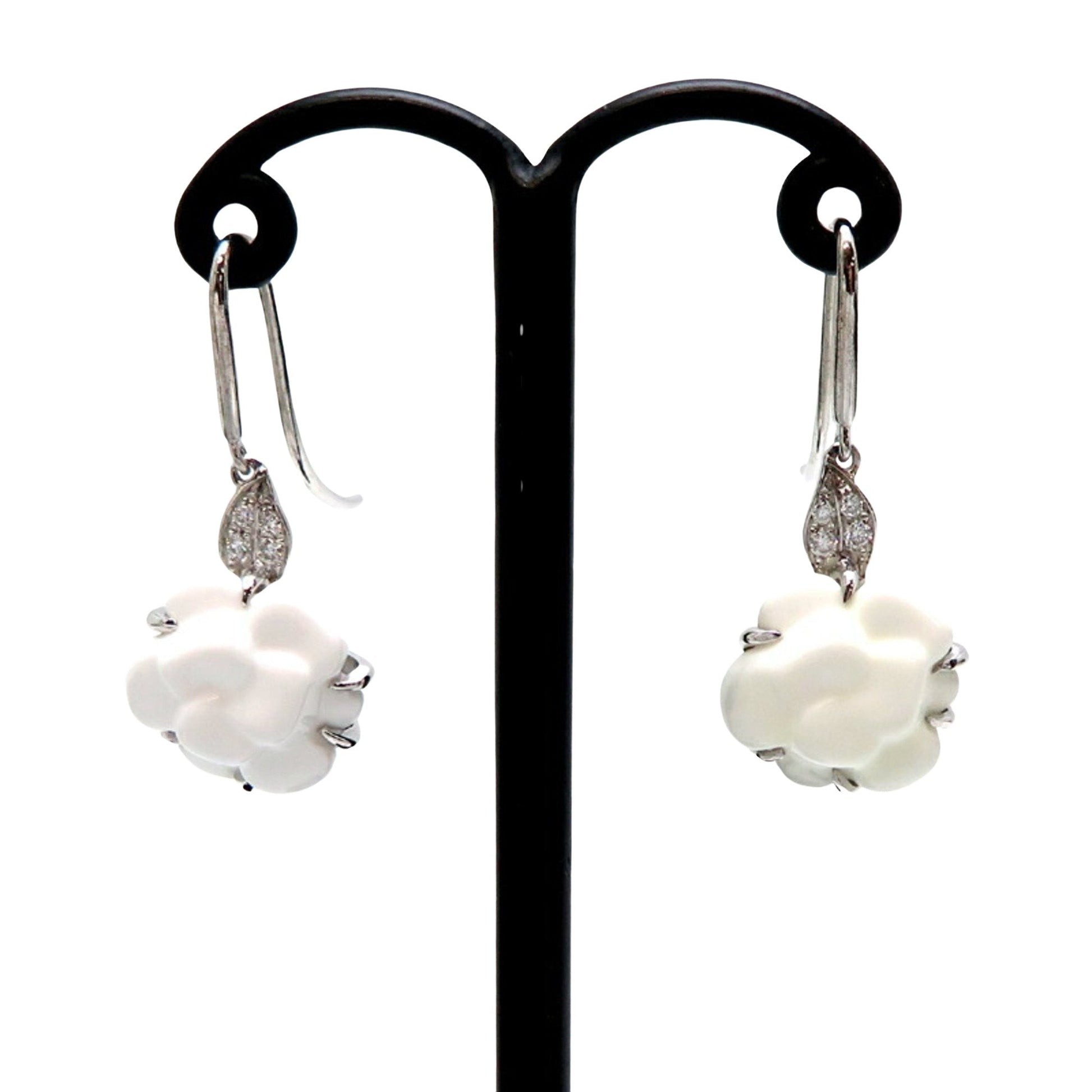 Chanel Camelia Earrings