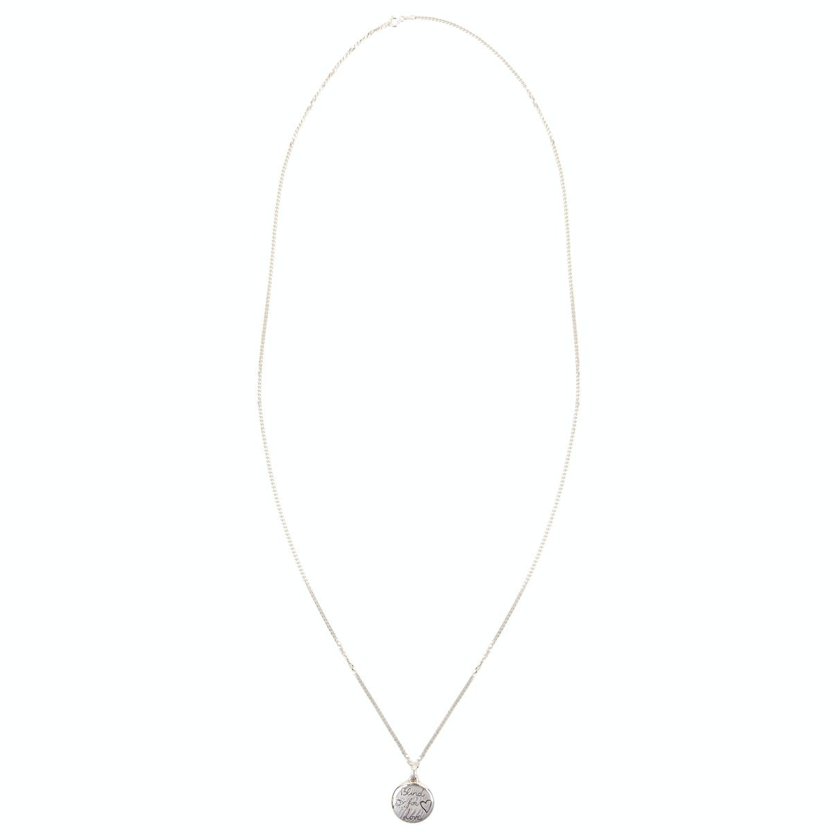 Gucci silver metal long necklaces