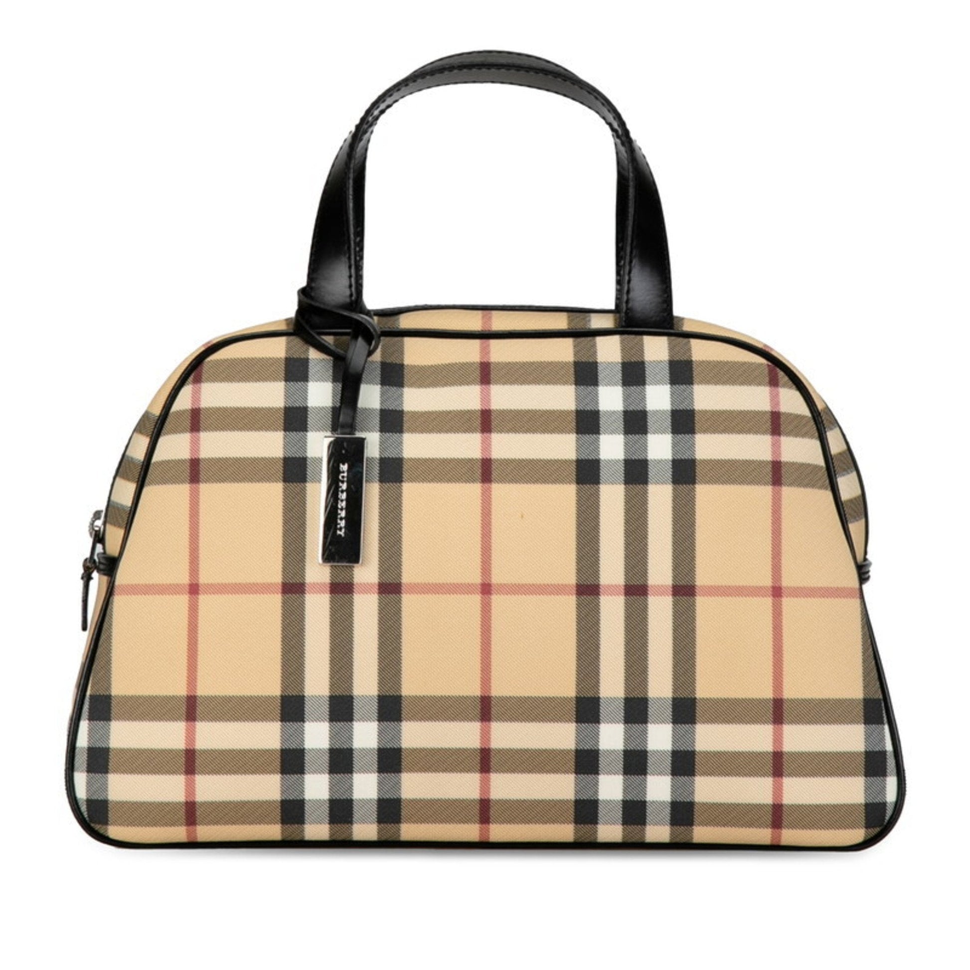 Burberry Luxury Nova Check Handbag Travel Bag Check Handbag 185