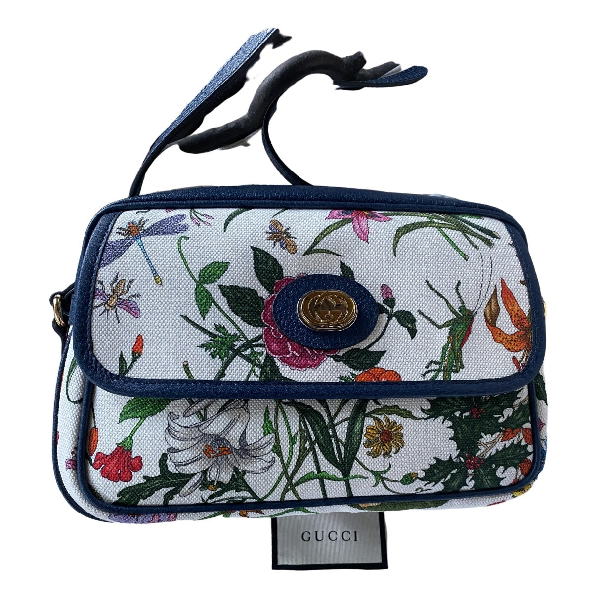 Gucci white cloth handbag
