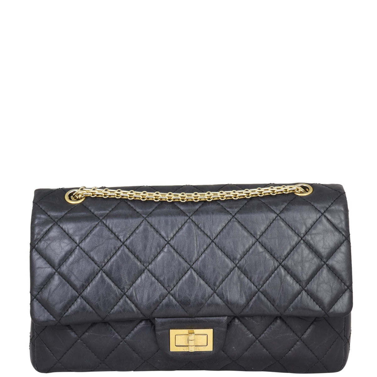 Chanel 2.55 Reissue 227 Double Bag 27 Series Flap Handbag