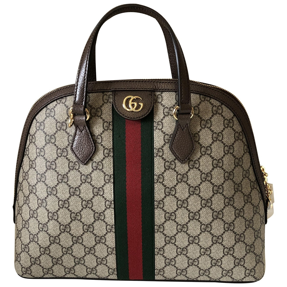 Gucci ophidia beige cloth handbag