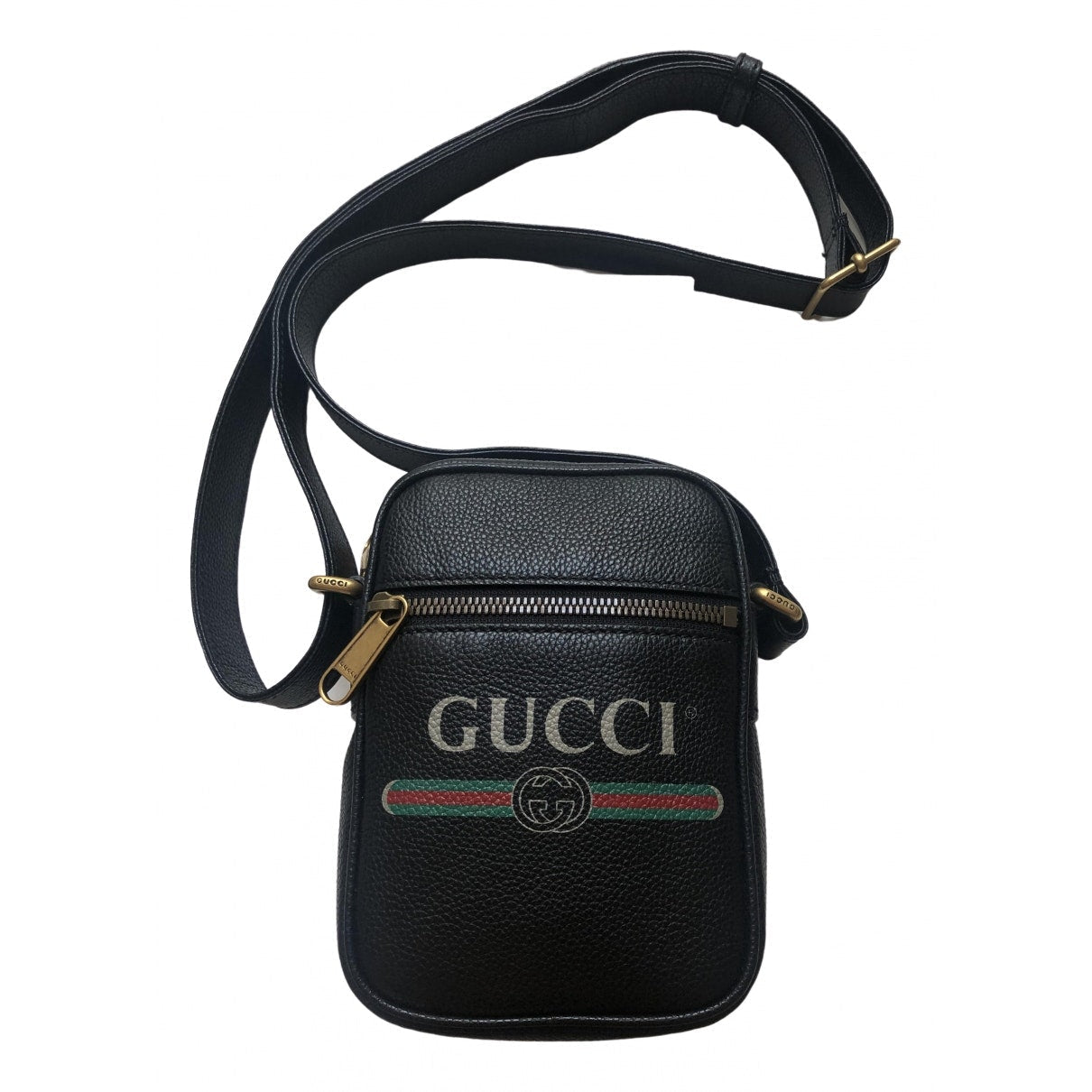 Gucci black leather bag