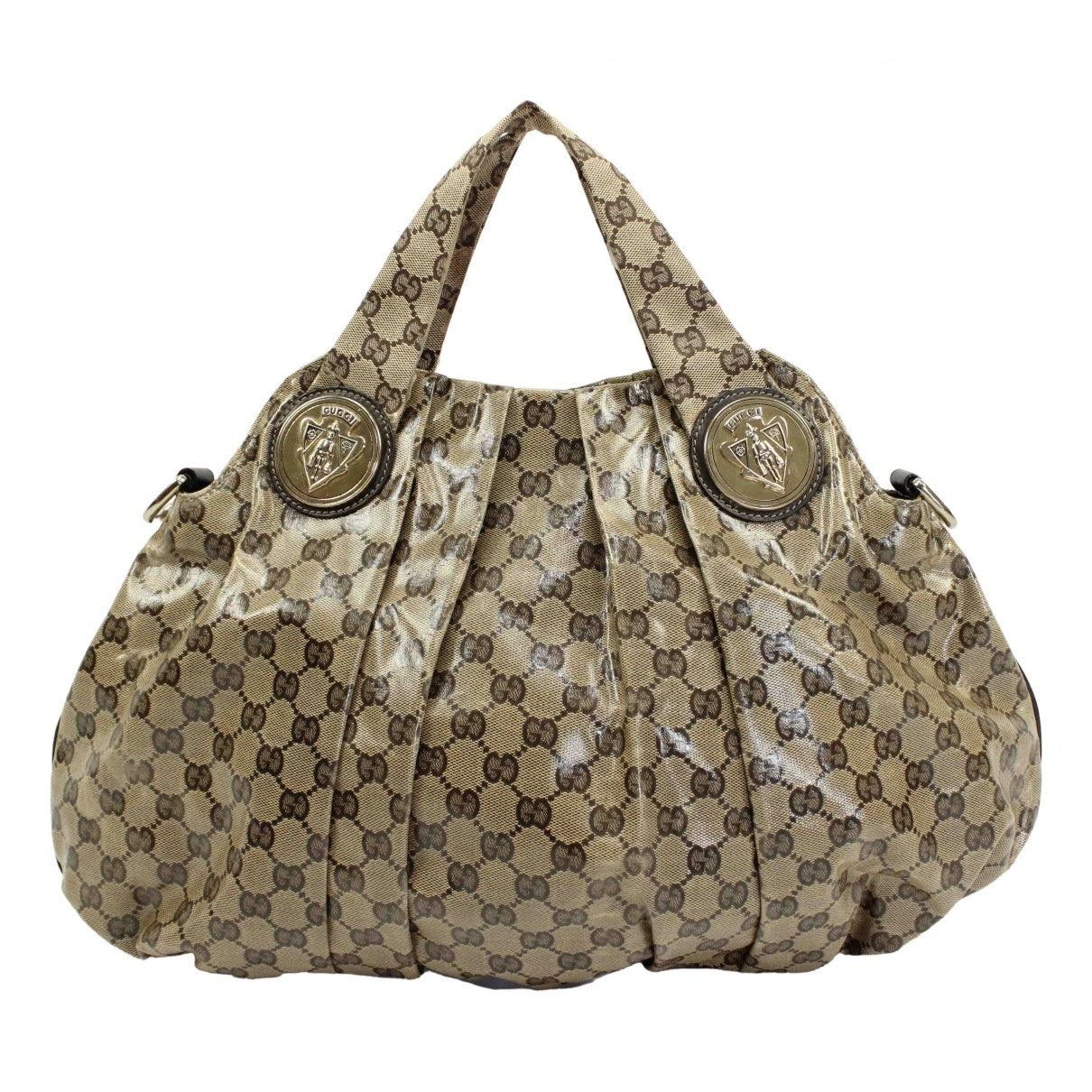 Gucci beige cloth handbag
