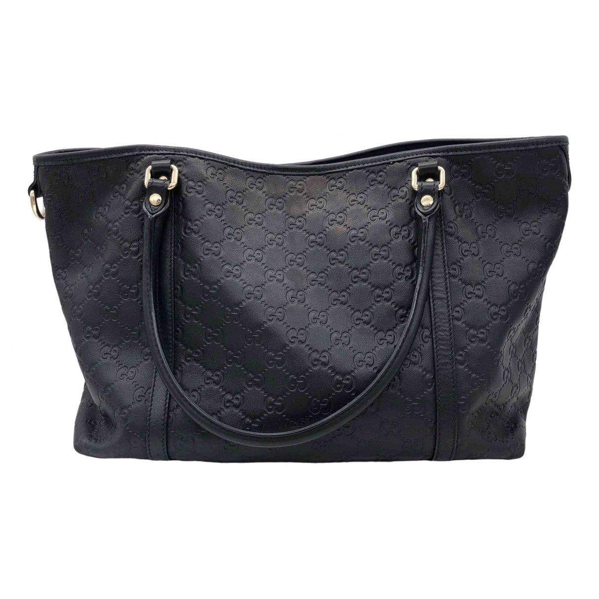 Gucci black leather handbag