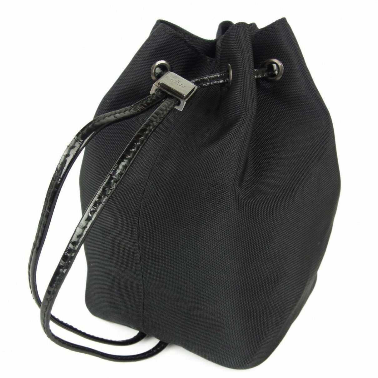 Gucci black leather handbag