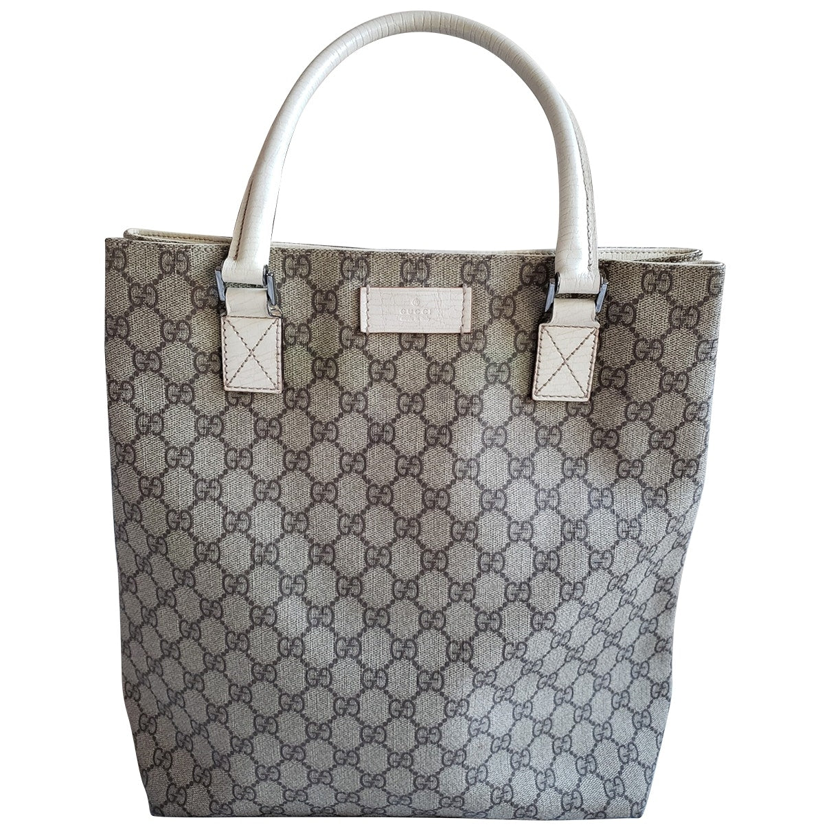 Gucci beige cloth handbag