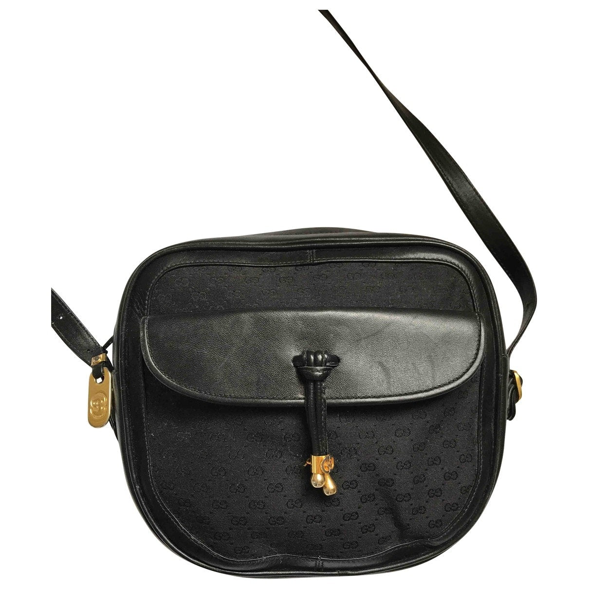 Gucci black cloth handbag