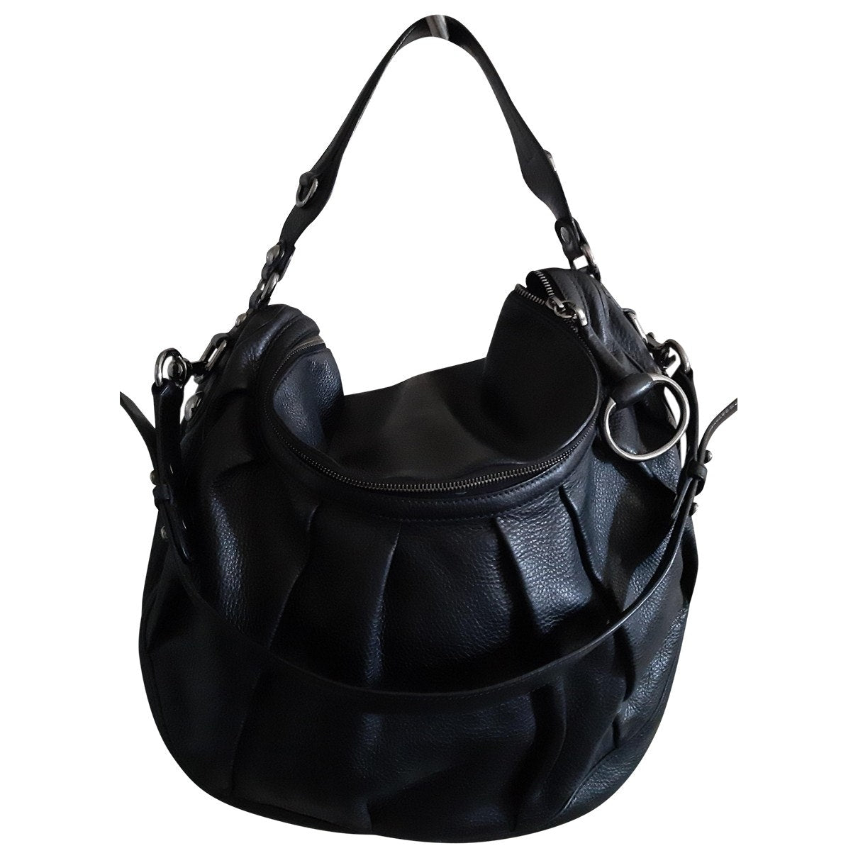 Gucci black leather handbag