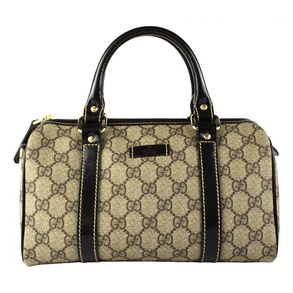 Gucci brown cloth handbag