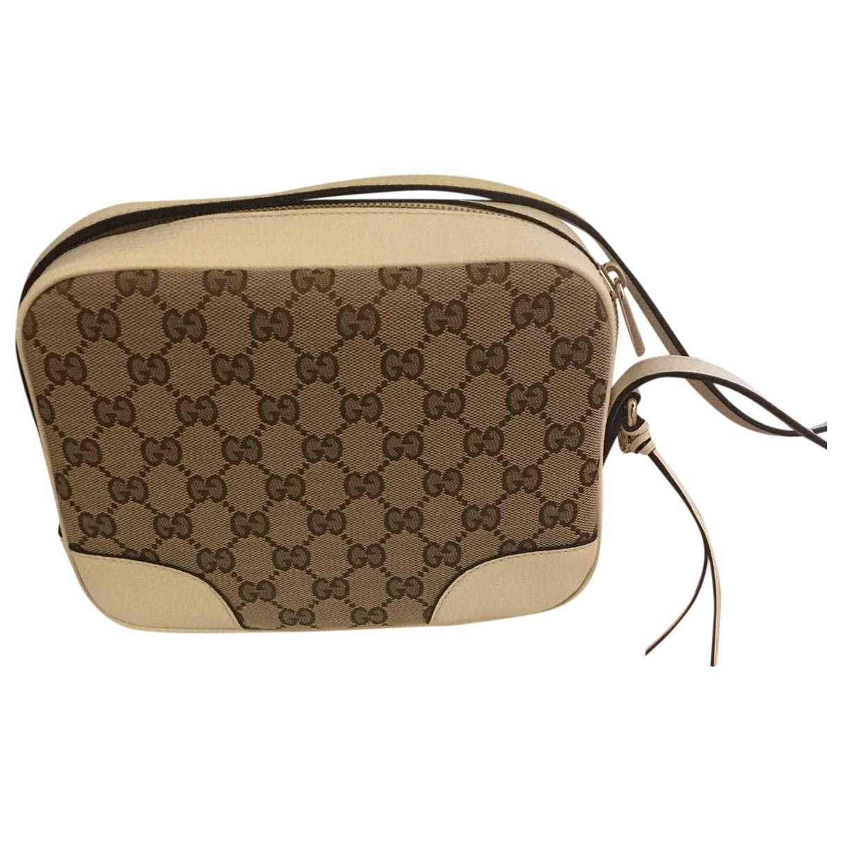Gucci beige cloth handbag