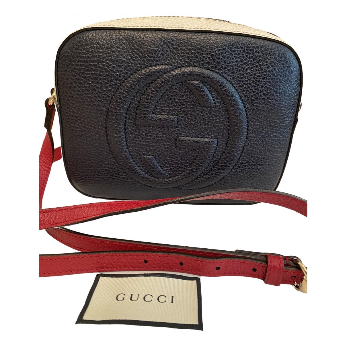 Gucci soho multicolour leather handbag