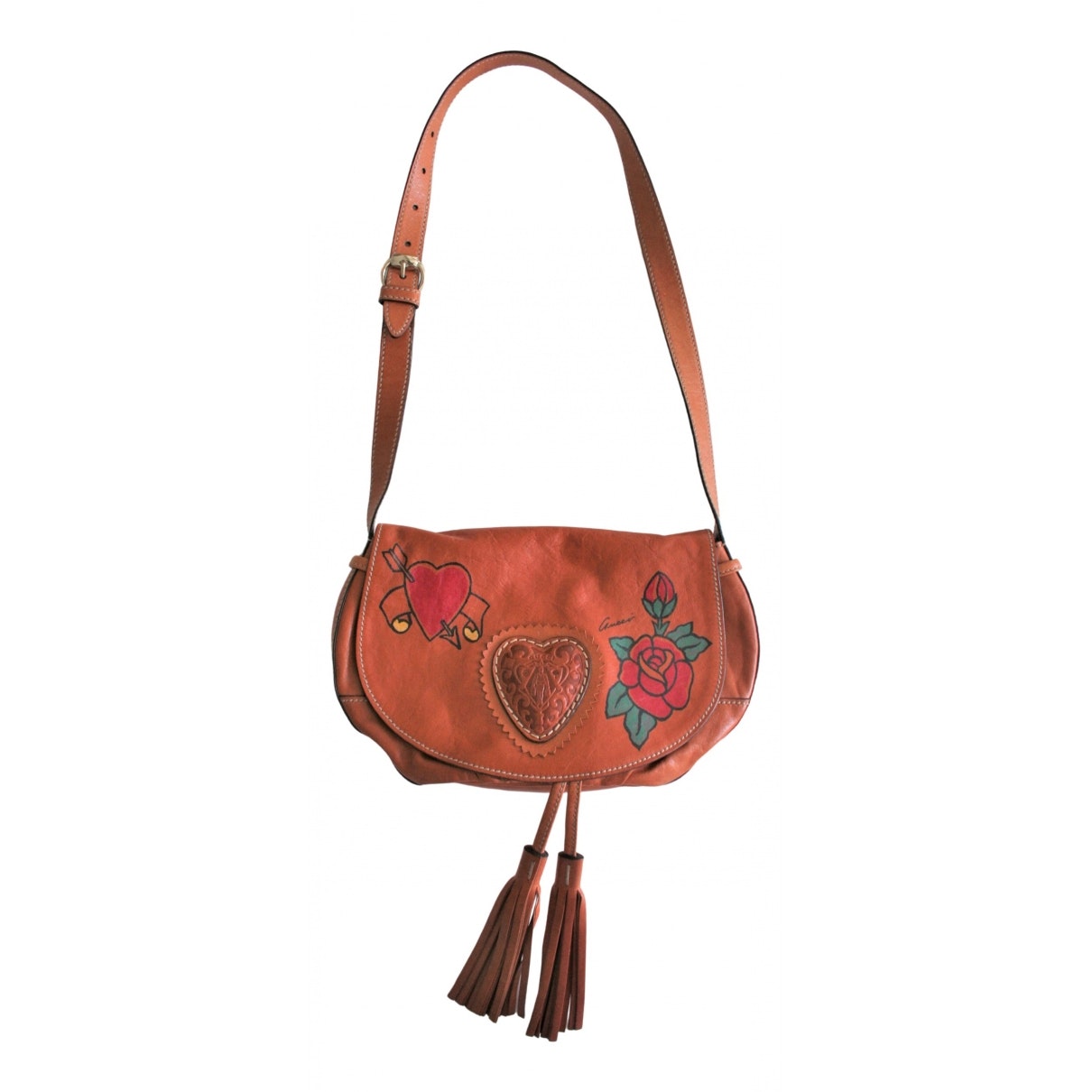 Gucci brown leather handbag