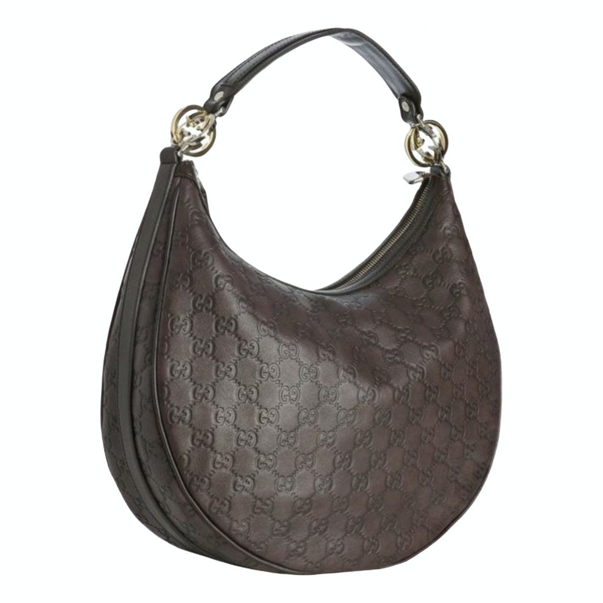 Gucci brown leather handbag