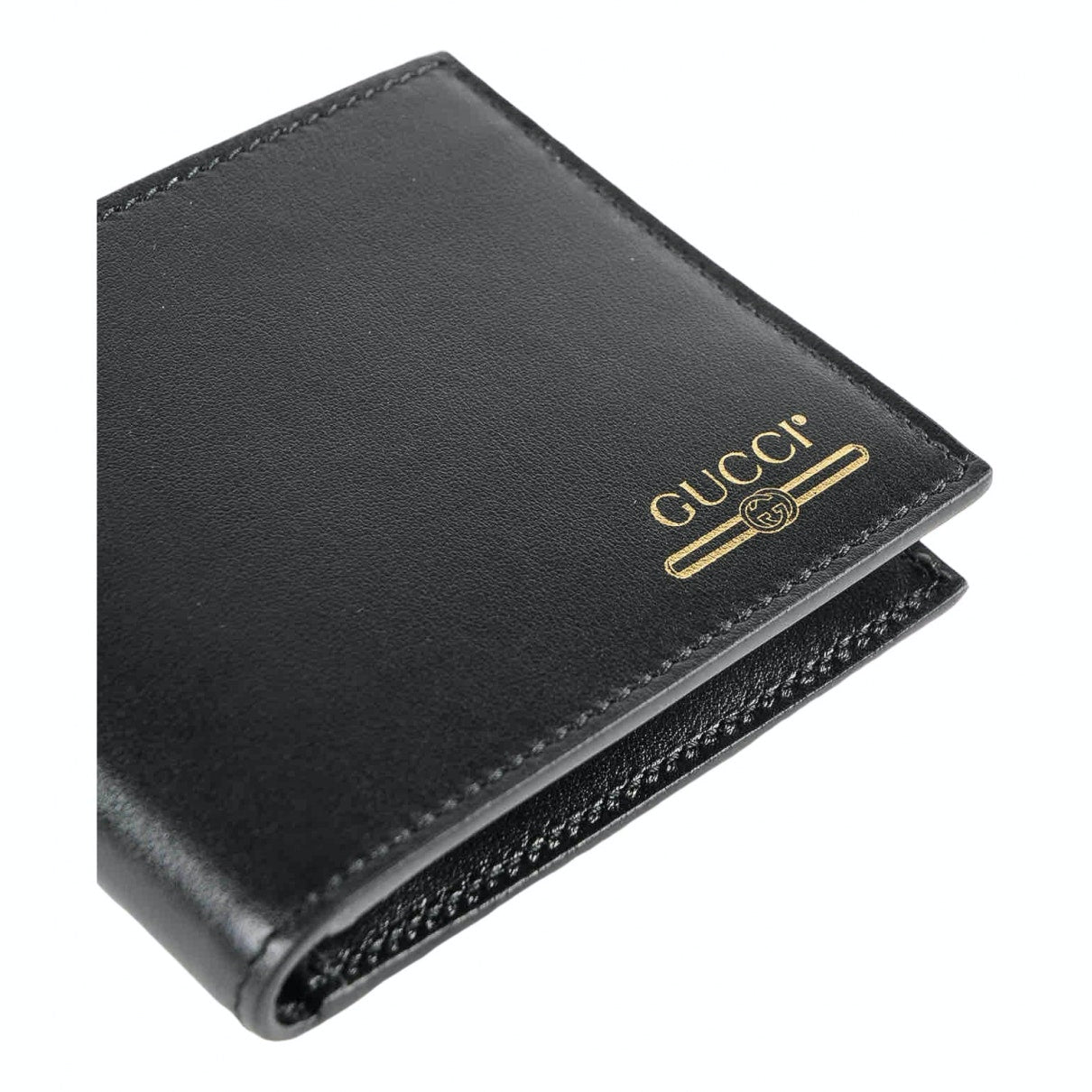 Gucci black leather case