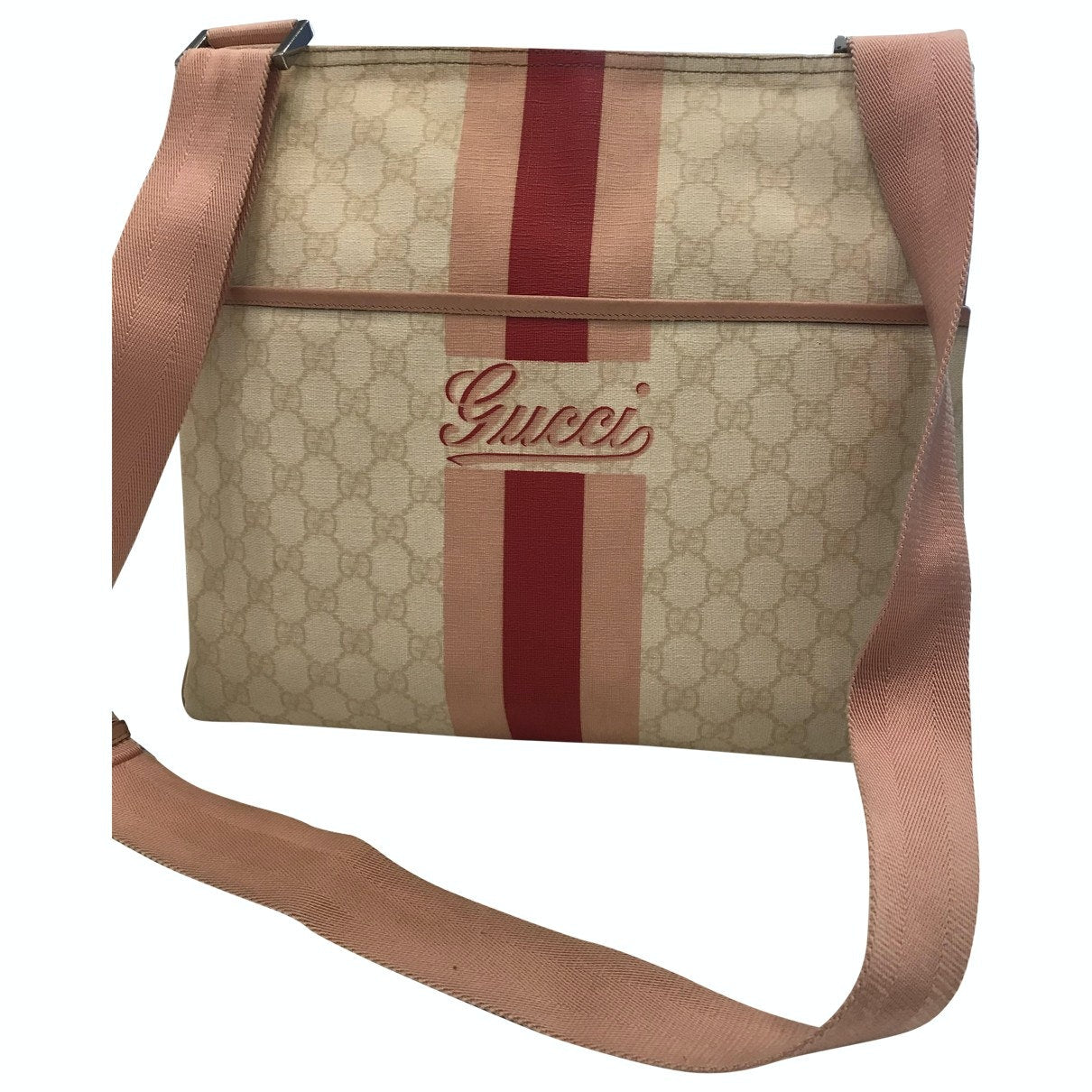 Gucci white cloth handbag
