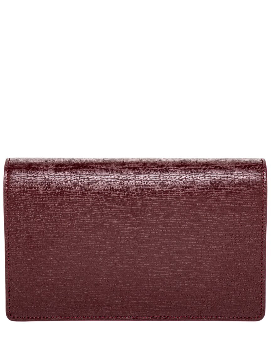 Gucci Script Leather Wallet On Chain
