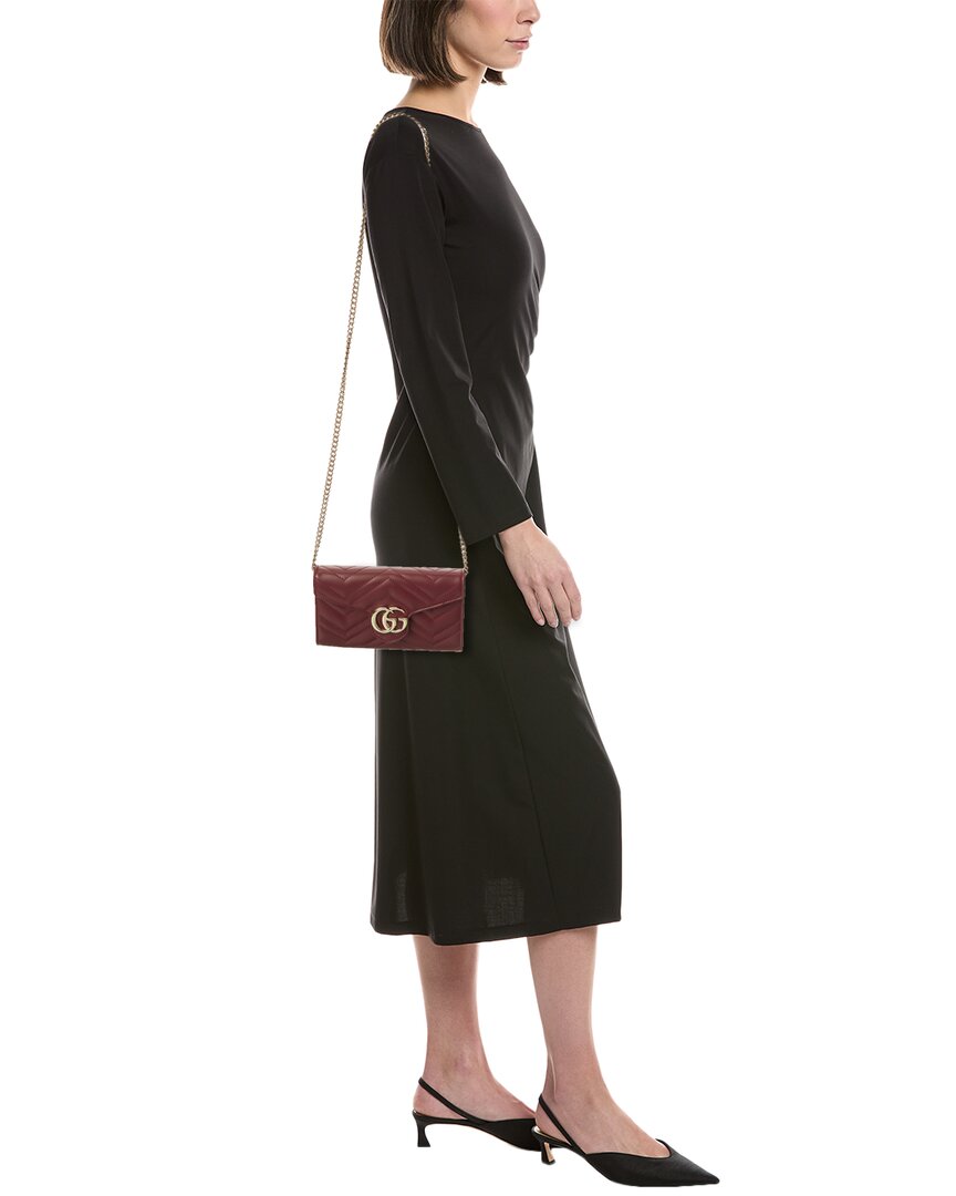 Gucci Gg Marmont Leather Crossbody