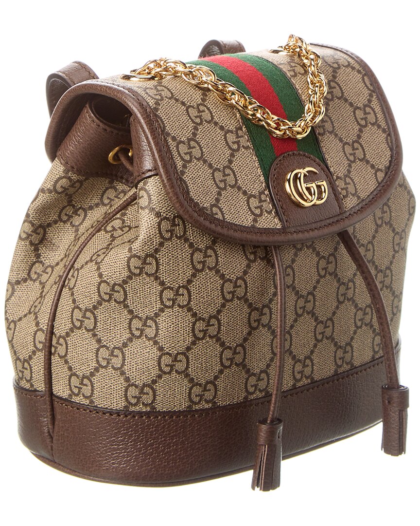 Gucci Ophidia Mini Gg Supreme Canvas & Leather Backpack
