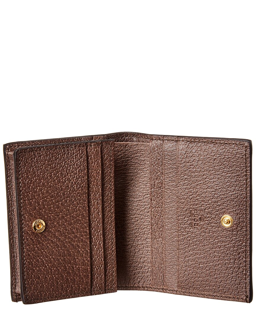 Gucci Ophidia Gg Supreme Canvas & Leather Card Case, Os