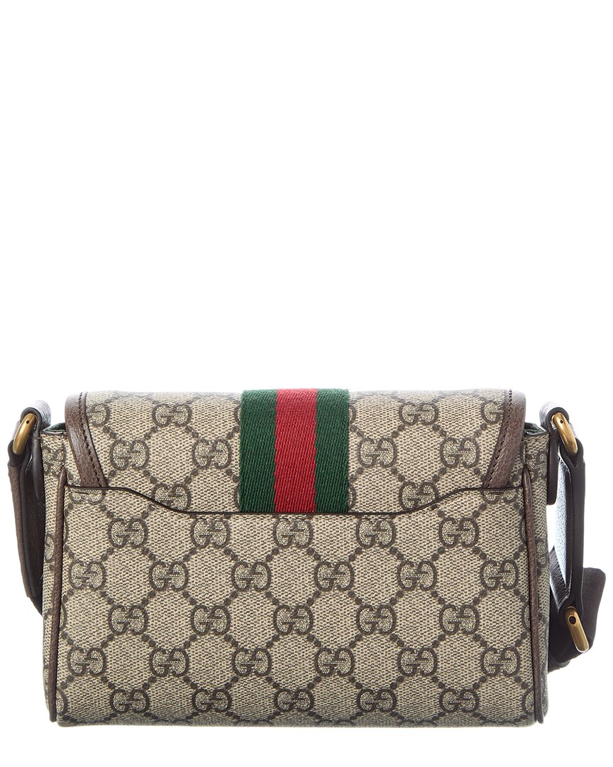 Gucci Ophidia Gg Supreme Canvas & Leather Mini Bag