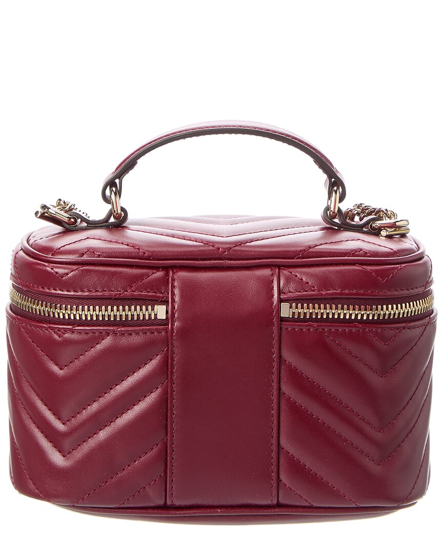 Gucci Gg Marmont Mini Leather Vanity Bag